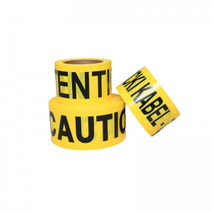 Factory waterfecture logo free sample safety warning PE barrieretape customs